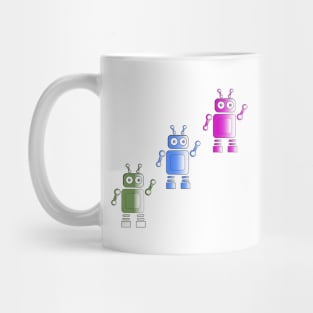 Colorful Robots Mug